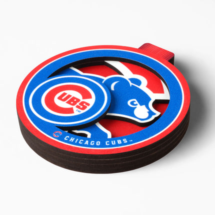 Chicago Cubs 3D Logo Series Ornament