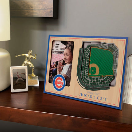 Chicago Cubs 3D StadiumView Picture Frame