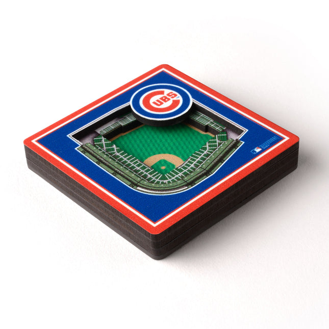 Chicago Cubs 3D StadiumView Magnets
