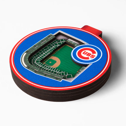 Chicago Cubs 3D StadiumView Ornaments