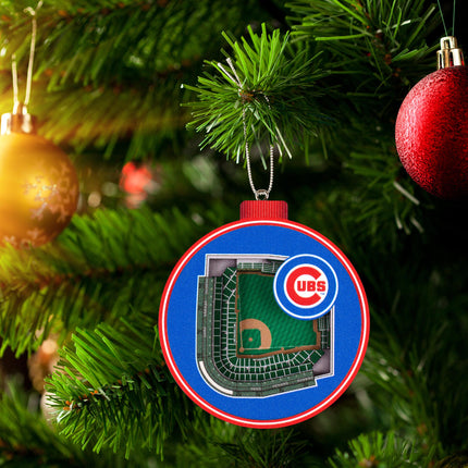 Chicago Cubs 3D StadiumView Ornaments