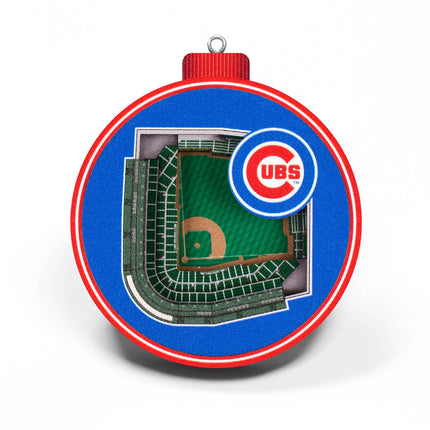 Chicago Cubs 3D StadiumView Ornaments