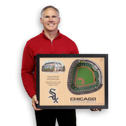 Chicago White Sox 25 Layer Stadium Art