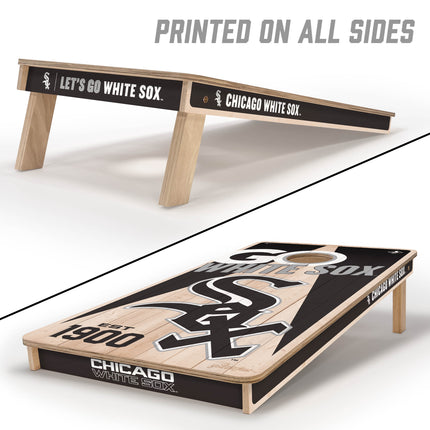 Chicago White Sox Cornhole Boards 2x4