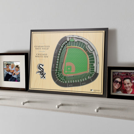 Chicago White Sox 5-Layer 3D StadiumView Wall Art