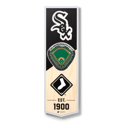 Chicago White Sox 3D Stadium 6x19 Banners