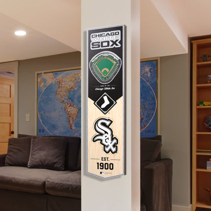 Chicago White Sox 8x32 3D Stadium Banner