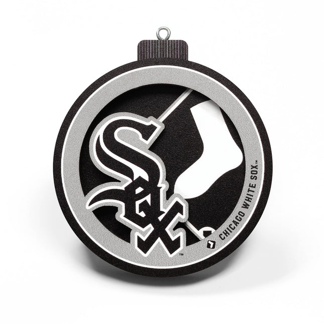 Chicago White Sox 3D Logo Series Ornament