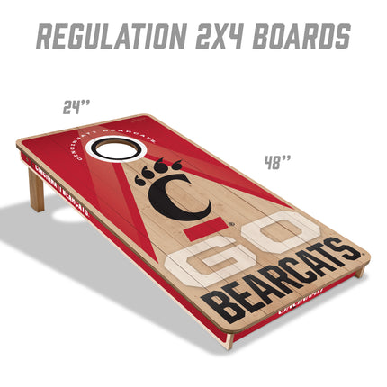 Cincinnati Bearcats 2x4 Slogan Series Cornhole Boards