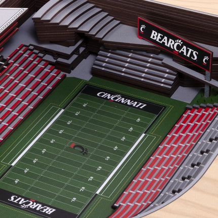 Cincinnati Bearcats  25-Layer StadiumViews 3D Wall Art