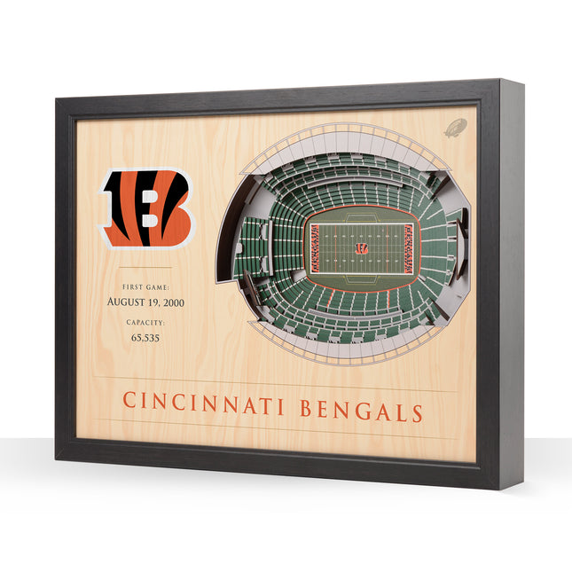 Cincinnati Bengals 25 Layer Stadium Art