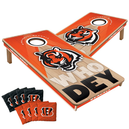 Cincinnati Bengals Cornhole Boards 2x4 Slogan Series