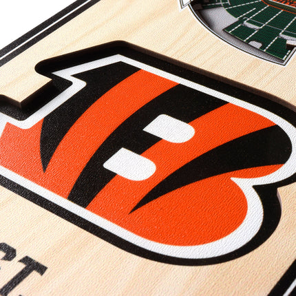 Cincinnati Bengals 3D Stadium 6x19 Banners