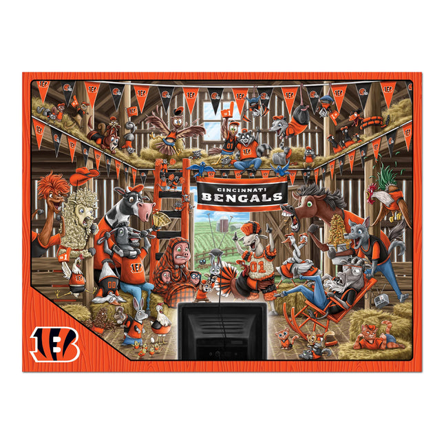 Cincinnati Bengals Barnyard Fans Puzzle - 500 PC