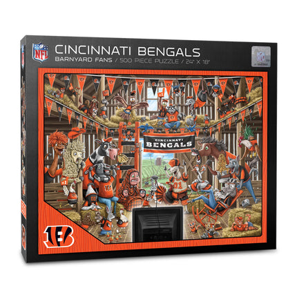 Cincinnati Bengals Barnyard Fans Puzzle - 500 PC