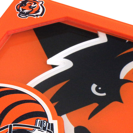 Cincinnati Bengals 3D Logo Series Coasters