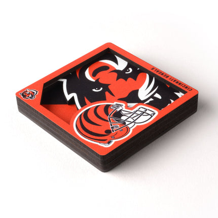 Cincinnati Bengals 3D Logo Series Magnet