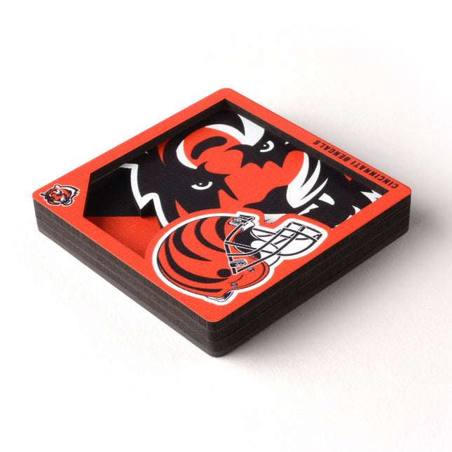 Cincinnati Bengals 3D Logo Series Magnet