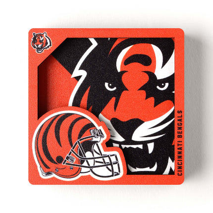 Cincinnati Bengals 3D Logo Series Magnet