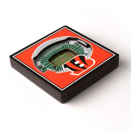 Cincinnati Bengals 3D StadiumView Magnets
