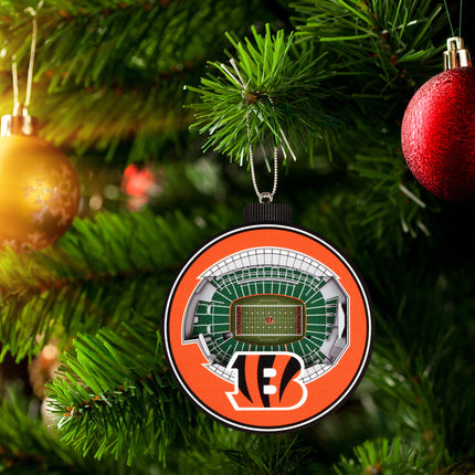 Cincinnati Bengals 3D StadiumView Ornaments