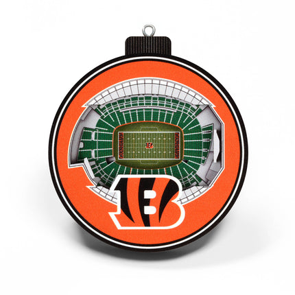 Cincinnati Bengals 3D StadiumView Ornaments