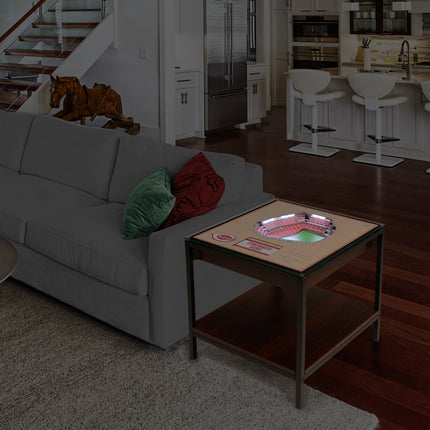 Cincinnati Reds 25-Layer StadiumView End Table