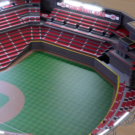 Cincinnati Reds 25-Layer StadiumView End Table