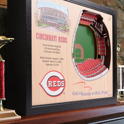 Cincinnati Reds 25 Layer Stadium Art