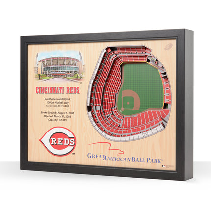 Cincinnati Reds 25 Layer Stadium Art