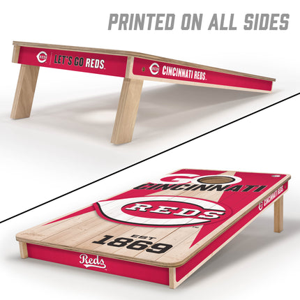 Cincinnati Reds Cornhole Boards 2x4