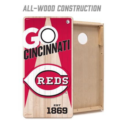 Cincinnati Reds Cornhole Boards 2x4