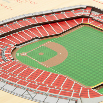 Cincinnati Reds 5-Layer 3D StadiumView Wall Art