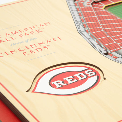 Cincinnati Reds 5-Layer 3D StadiumView Wall Art