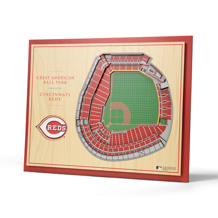Cincinnati Reds 5-Layer 3D StadiumView Wall Art