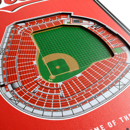 Cincinnati Reds 8x32 3D Stadium Banner