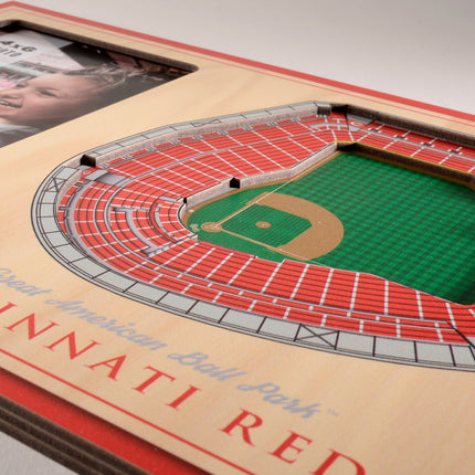 Cincinnati Reds 3D StadiumView Picture Frame