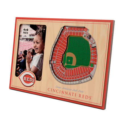 Cincinnati Reds 3D StadiumView Picture Frame