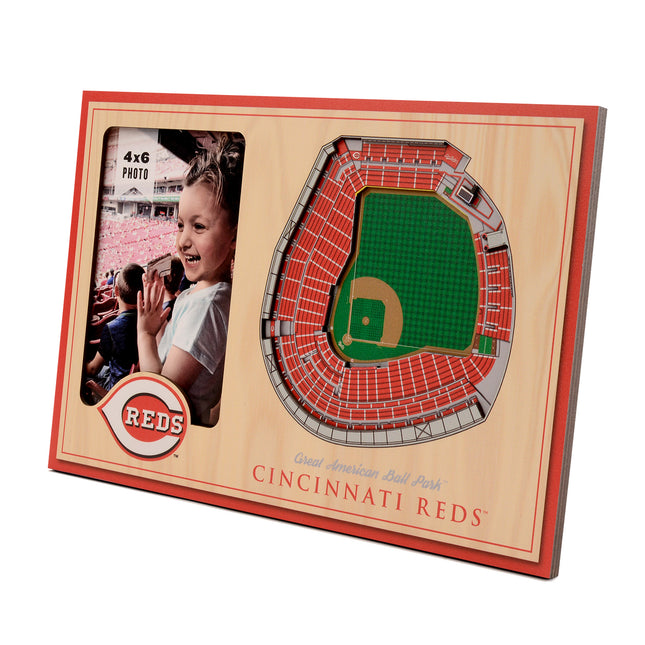 Cincinnati Reds 3D StadiumView Picture Frame