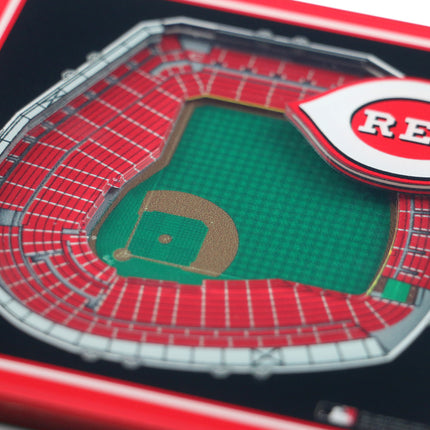 Cincinnati Reds 3D Stadium View Coasters