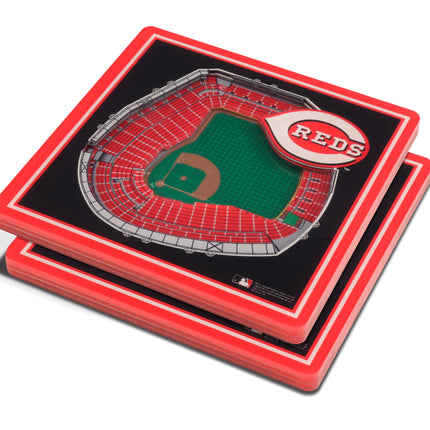 Cincinnati Reds 3D Stadium View Coasters