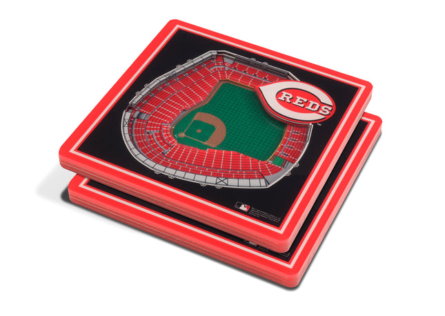Cincinnati Reds 3D Stadium View Coasters