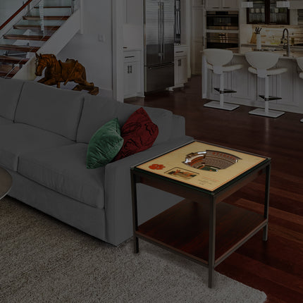 Clemson Tigers 25-Layer StadiumView End Table