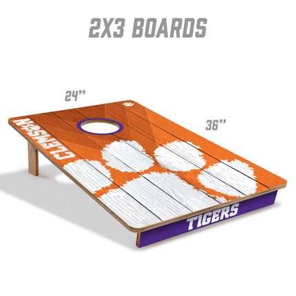 Clemson Tigers 2x3 Cornhole