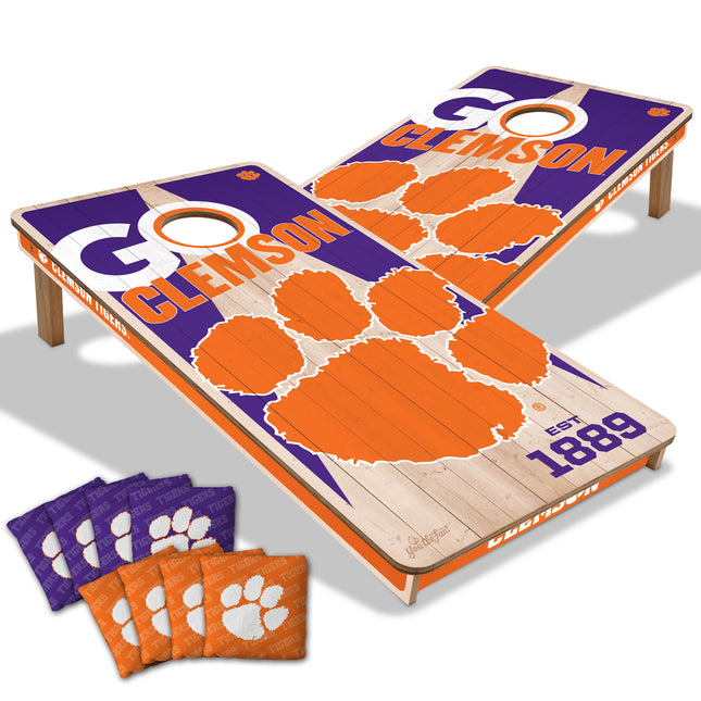 Clemson Tigers 2x4 Cornhole Boards