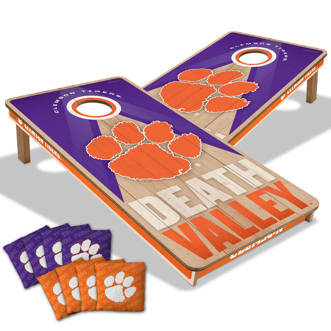 Clemson Tigers 2x4 Slogan Series Cornhole Boards