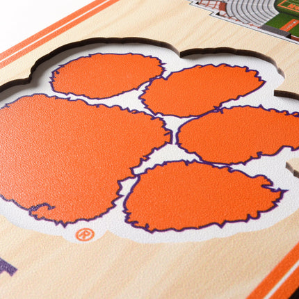 Clemson Tigers 3D Stadium 6x19 Banners