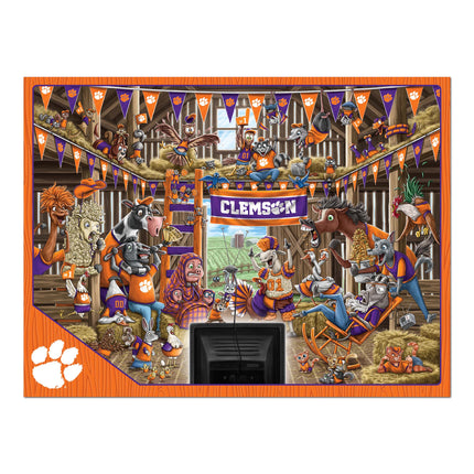 Clemson Tigers Barnyard Fans Puzzle - 500 PC