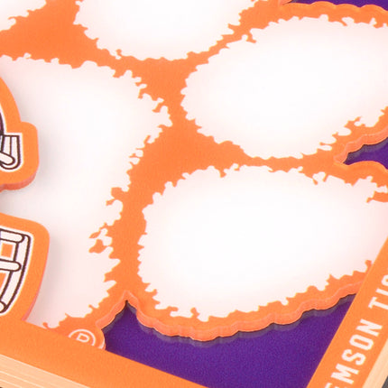 Clemson Tigers 3D Logo Series Coasters