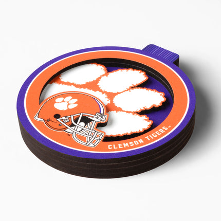 Clemson Tigers 3D Logo Series Ornament